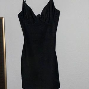 Black fitted to the body dress Size Small (2-4)